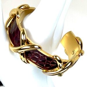 Hermes Criss Cross X Cuff Bracelet